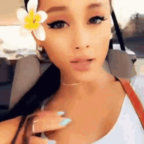 Sazzybarb Ariana Grande Selfie GIF - Sazzybarb Ariana Grande Selfie Ariana Grande Snapchat GIFs