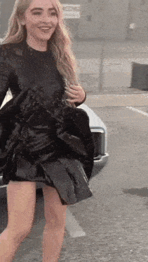 Sabrina Carpenter Dress GIF - Sabrina Carpenter Dress High Heels GIFs