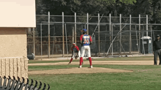 a baseball player with the number 23 on their jersey