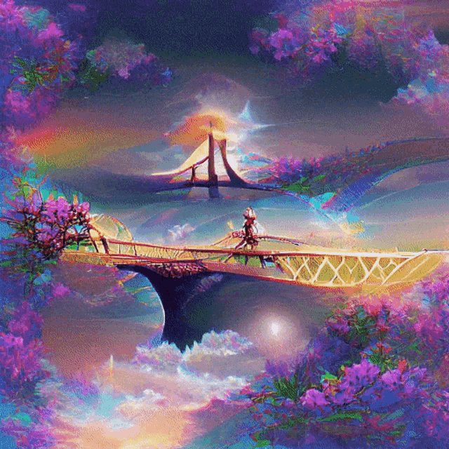 Bridge Between Worlds Virtualdream GIF - Bridge Between Worlds Virtualdream Ai GIFs