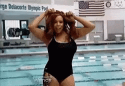 Wendy Wigs GIF - Wendy Wigs Swimming Pool GIFs
