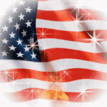 a close up of a flag with stars on it