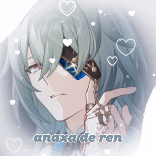 a drawing of a boy with the name anaxa de ren