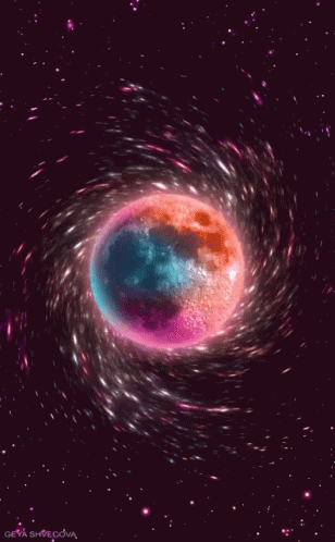 Moon Psychedelic GIF - Moon Psychedelic Space GIFs