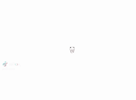 a cartoon panda bear is walking with chinese writing behind him .