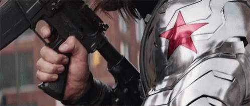 Bucky Sebastian Stan GIF - Bucky Sebastian Stan Gun GIFs