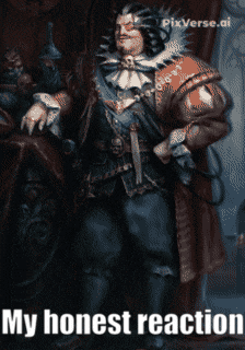 a pixelated image of a man with the words " my honest reaction " below him