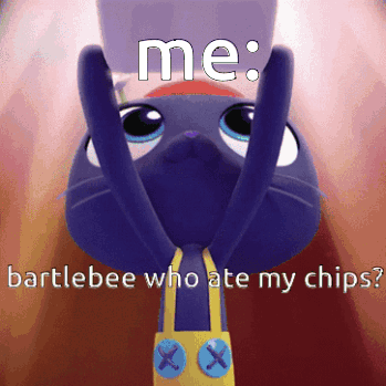Bartlebee Ate My Chips 2 GIF - Bartlebee Ate My Chips 2 GIFs