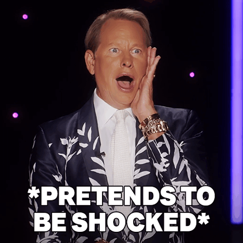 Pretends To Be Shocked Carson Kressley GIF - Pretends To Be Shocked Carson Kressley Rupaul’s Drag Race GIFs