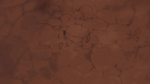 a drawing of a mountain with a few pieces of paper flying around