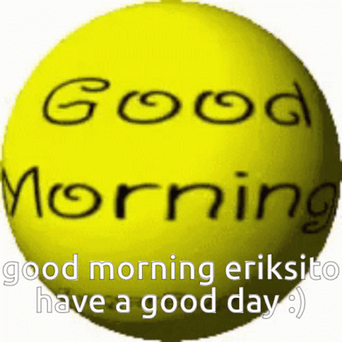 Good Morning Eriksito GIF