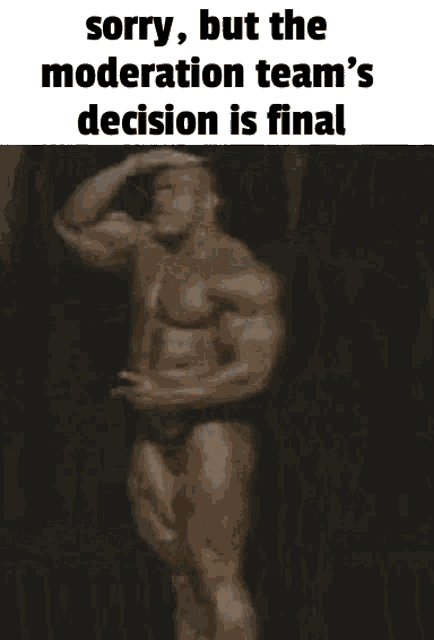The Mods Decision Is Final Discord Sorry But The Moderation Teams Decision Is Final GIF - The Mods Decision Is Final Discord The Mods Decision Is Final Sorry But The Moderation Teams Decision Is Final GIFs