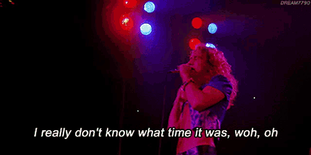 a close up of a man with the words i really don t know what time it was