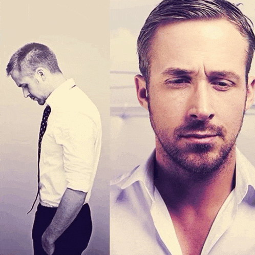 a man with a beard is wearing a white shirt and black tie
