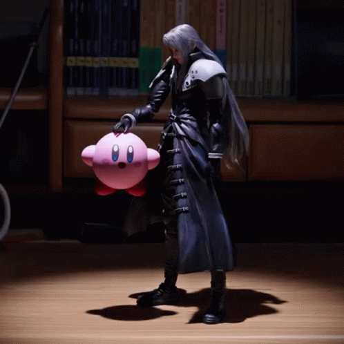 Final Fantasy Vii Sephiroth GIF - Final Fantasy Vii Sephiroth Kirby GIFs