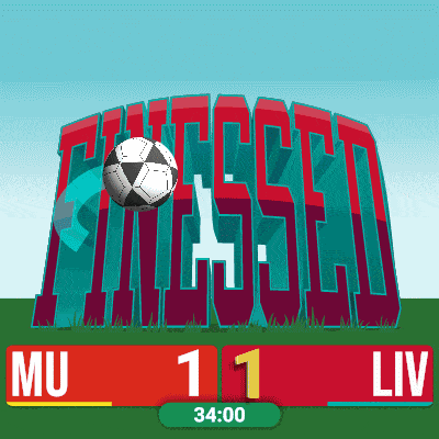 a soccer game is being played and the score is 1-0