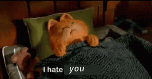 I Hate You Monday Garfield GIF - I Hate You Monday Garfield GIFs