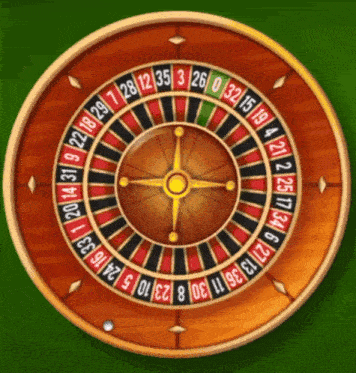 a roulette wheel with the numbers 1 through 9 on it