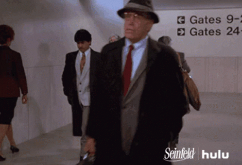 Seinfeld Airport GIF - Seinfeld Airport Chase GIFs