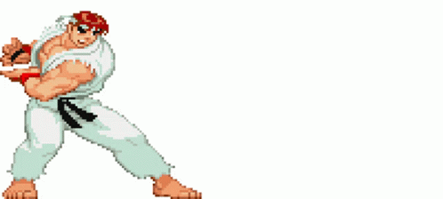 Ryu Street Fighter GIF - Ryu Street Fighter Pixels GIFs