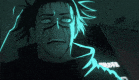 a cartoon drawing of a man holding his head with tears running down his face