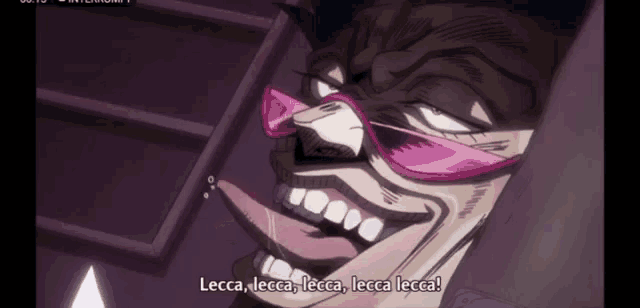 a cartoon character says lecca lecca lecca lecca lecca lecca