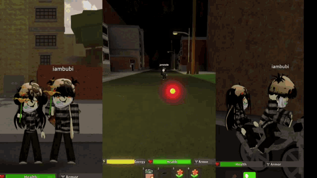 a screenshot of a video game with the name iambubi at the top