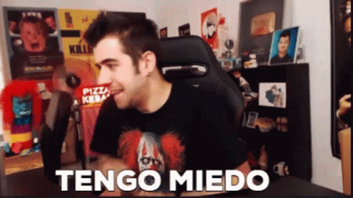 Tengo Miedo Streamer GIF - Tengo Miedo Streamer Im Scared GIFs