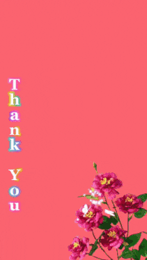 a picture of a girl with purple flowers and the words thank you official coinler