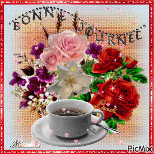 Beautiful Bonne Journèe GIF - Beautiful Bonne Journèe Cafè GIFs