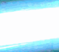 a blue cartoon character and a yellow cartoon character are flying through the air .