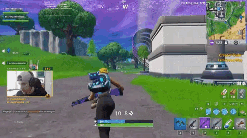 a person playing a video game with the number 30 on their screen