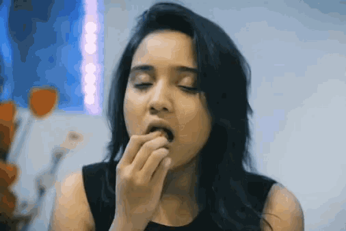 Eating Ashi Singh GIF - Eating Ashi Singh Yummy GIFs