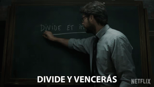Divide Y Venceras El Profesor GIF