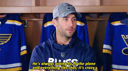 Carter Hutton Hes Always Asking To Fly A Plane GIF - Carter Hutton Hes Always Asking To Fly A Plane And Everything Like That Its Crazy GIFs