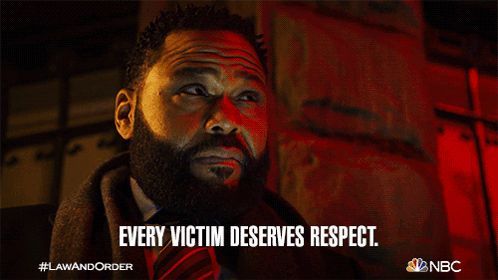 Every Victim Deserves Respect Detective Kevin Bernard GIF - Every Victim Deserves Respect Detective Kevin Bernard Law And Order GIFs