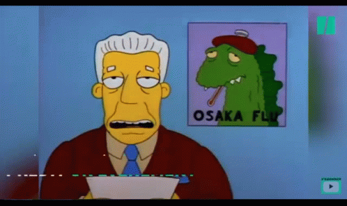 The Simpsons Osaka Flu GIF - The Simpsons Osaka Flu Corona Virus Predicted GIFs