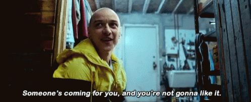Hedwig Split GIF - Hedwig Split Someones Coming For You And Youre Not Gonna Like It GIFs