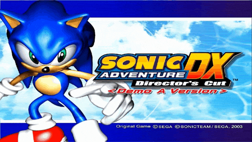 a screenshot of sonic adventure dx director 's cut