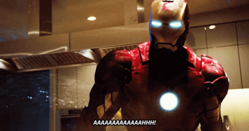 Iron Man Ahhh GIF - Iron Man Ahhh Scream GIFs