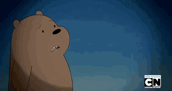 a cartoon bear says " e culpa da minha timidez " in portuguese