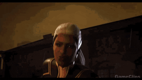 a man is being struck by a lightning bolt in a dark room .
