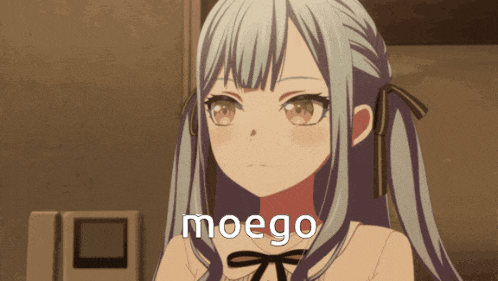 a picture of a girl with the word moego written on it