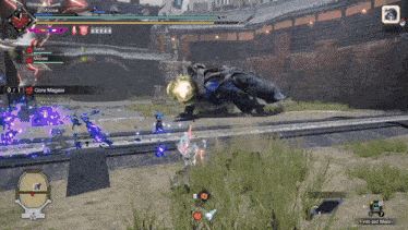 a screenshot of a video game shows a monster named sonic