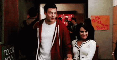 Glee GIF - Fist Bump Glee Rachel GIFs
