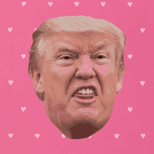 Donald Trump Hearts GIF - Donald Trump Hearts Make GIFs