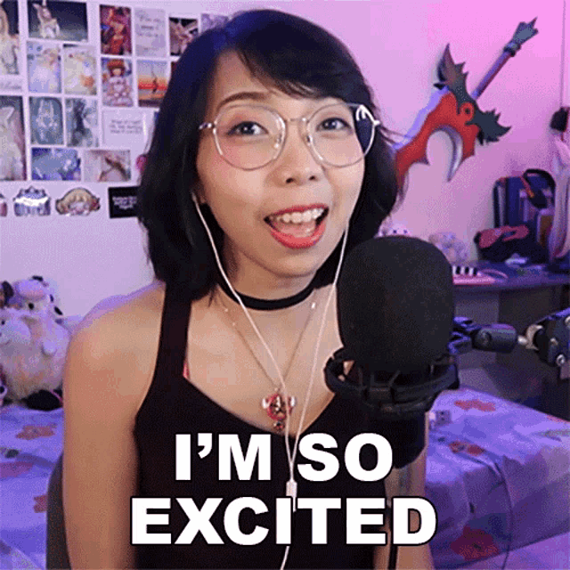 Im So Excited Kitz Cua GIF - Im So Excited Kitz Cua Di Na Ako Makapag Intay GIFs