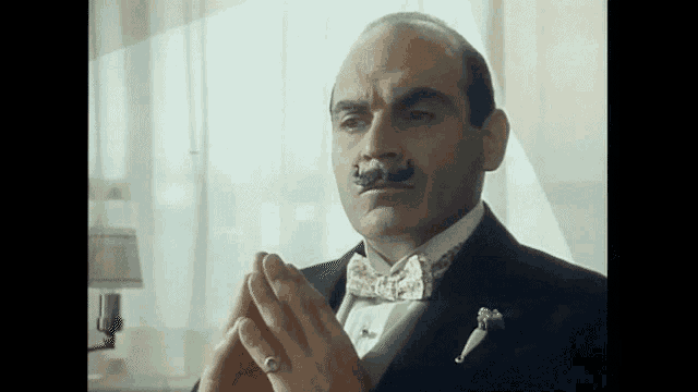 Hercule Poirot Poirot GIF - Hercule Poirot Poirot David Suchet GIFs