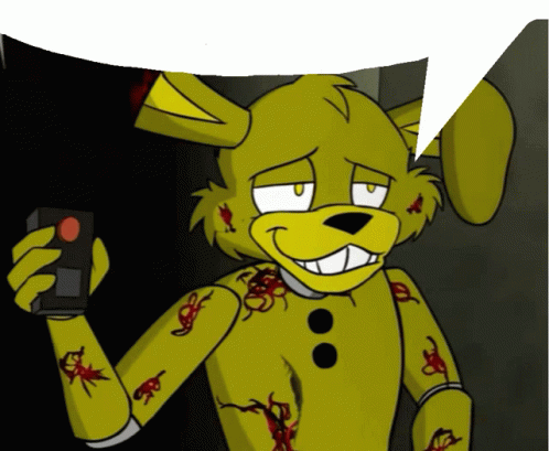 Springtrap Fnaf Sticker Springtrap Fnaf Speech Bubble Discover