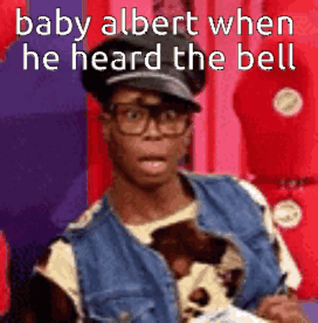 baby albert when he heard the bell is a meme
